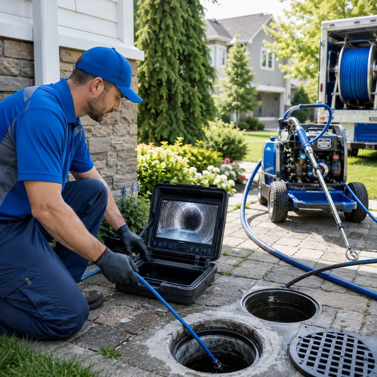 Outdoor drain cleaning professionals serving Ernul, NC